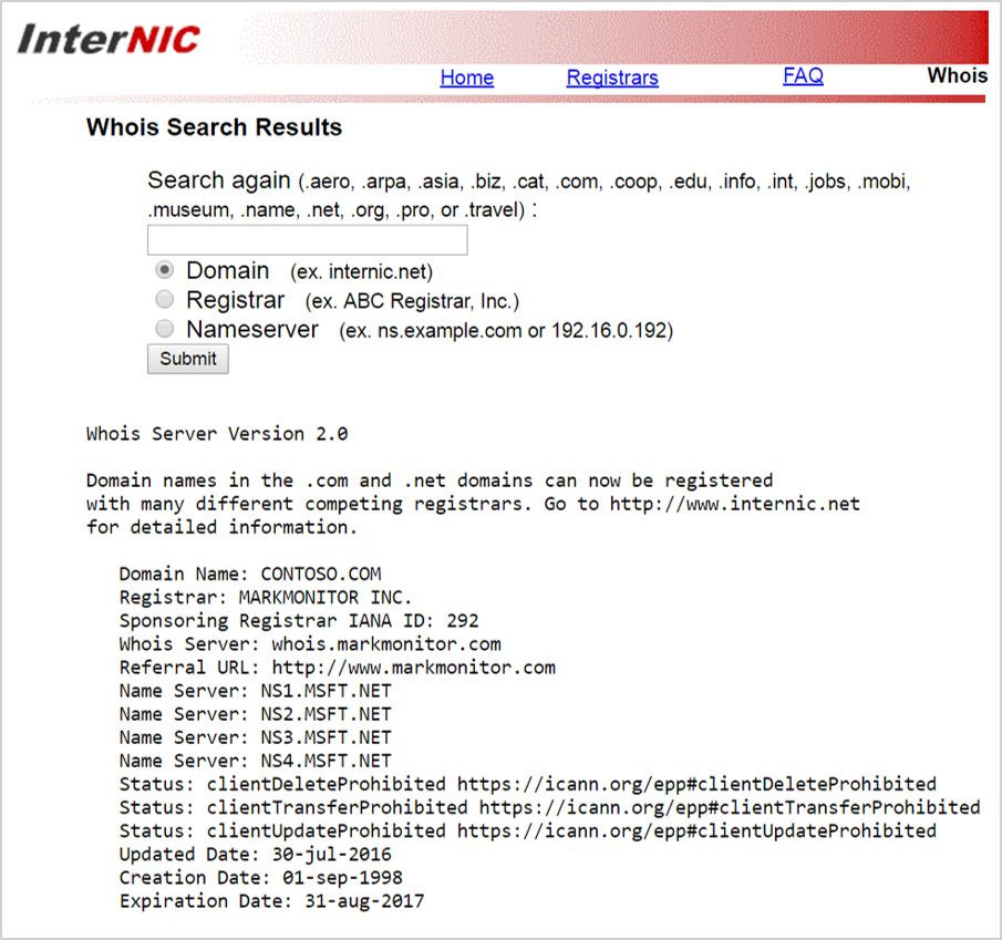 Find Your Domain Registrar Or Dns Hosting Provider Dell Cloud Support Portal