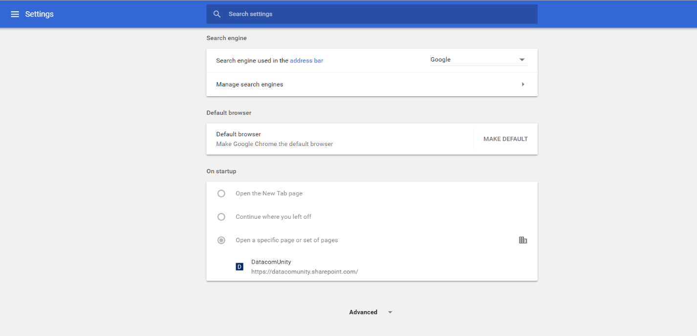 adding trusted sites to chrome